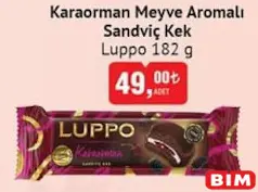 LUPPO KARAORMAN MEYVE AROMALI SANDVİÇ KEK 182 G